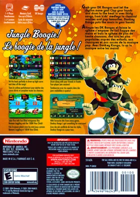 Donkey Konga box cover back